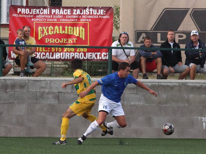 Ve vloženém středečním kole krajského přeboru se Jevišovice utkaly s Mutěnicemi