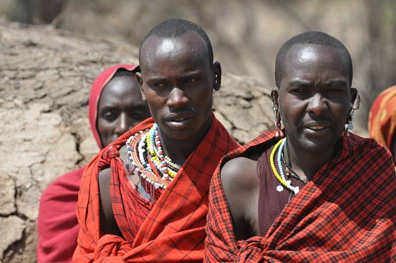 Vzpomínka na návštěvu masajské vesnice v Tanzánii.