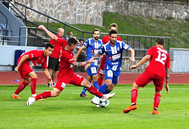 V devátém kolo FOTUNA: NÁRODNÍ LIGY hostilo 1. SC Znojmo FK mužstvo FK Ústí nad Labem