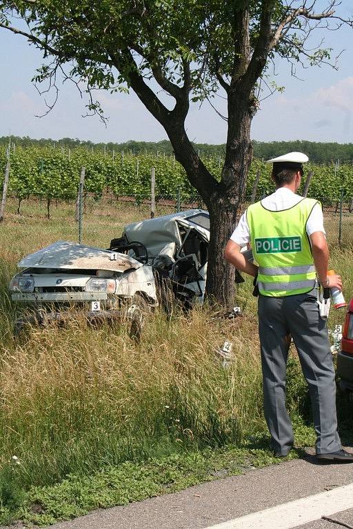 Tragická dopravní nehoda u Lechovic