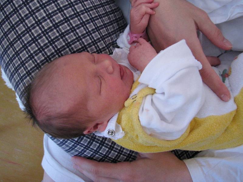 Bára Hladíková, 48cm, 3030g, 3.4.2008, Znojmo