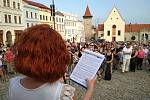 Další protest roti politice premiéra Andreje Babiše zažilo centrum Znojma.