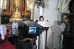Televizní přímý přenos z kostela sv. Mikuláše