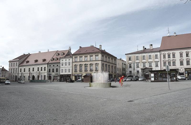 Koruna Znojma je vítězný návrh podoby nové kašny na Horním náměstí ve Znojmě od architekta Štěpána Matějky.