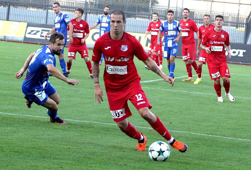 V devátém kolo FOTUNA: NÁRODNÍ LIGY hostilo 1. SC Znojmo FK mužstvo FK Ústí nad Labem