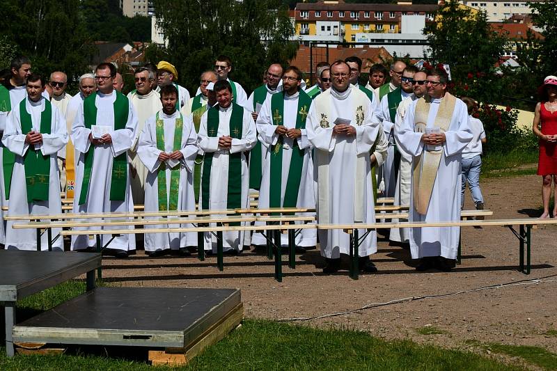 Primice novokněze Martina Mokrého v Blansku.