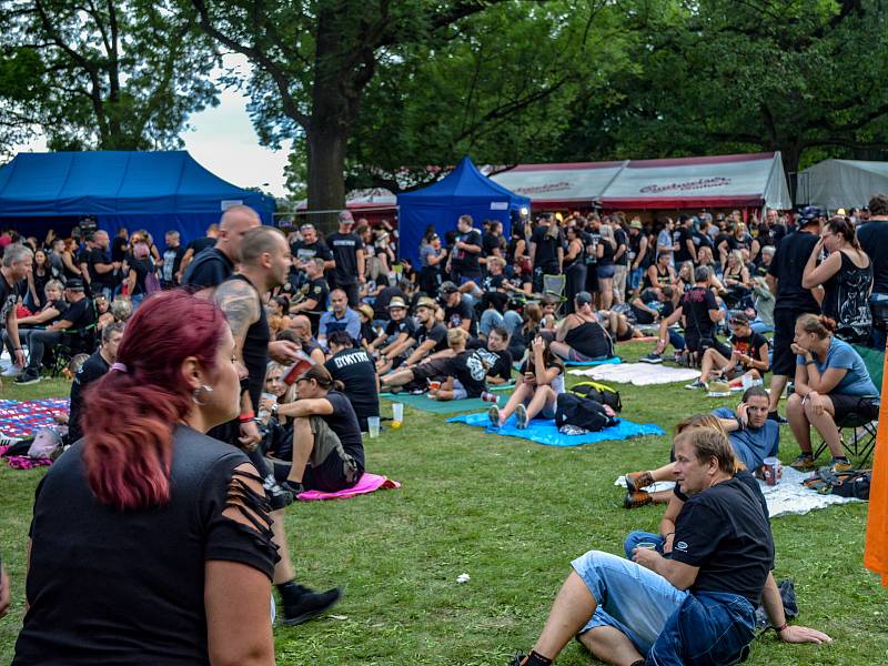 Moravský Krumlov zažil další ročník metalového a rockového festivalu Rock Heart. Foto: Kristýna Sklenářová