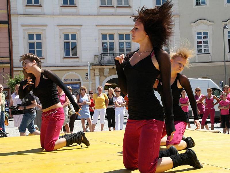 Exhibice Hanky Kynychové na Hudebním festivalu 