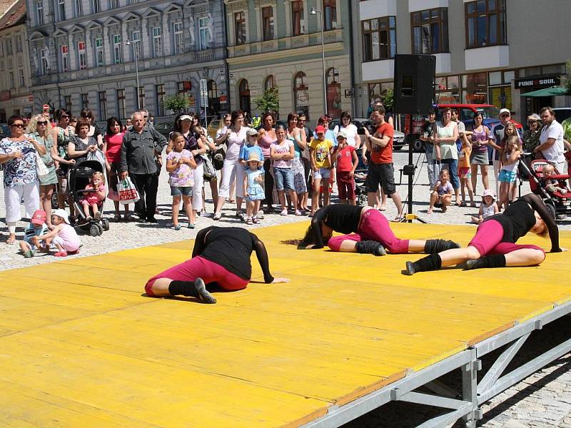 Exhibice Hanky Kynychové na Hudebním festivalu 