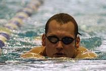 Zimní mistrovství republiky v plavání v krátkém bazénu v Plzni. S dvacetiletou kariérou se loučil Květoslav Svoboda.