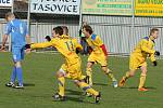 Vítězstvím 4:0 nad Přerovem si tasovičtí fotbalisté osladili velikonoční svátky. Výhra je posunula na třetí místo divizní tabulky.