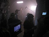 Poslední den natáčení filmu Labyrint ve znojemském podzemí