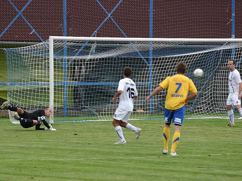 Tasovice překvapivě porazily v prvním kole Ondrášovka Cupu Líšeň.