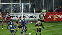 Znojemští fotbalisté nestačili na prvoligovou Jihlavu a po porážce 0:5 v domácím poháru končí.