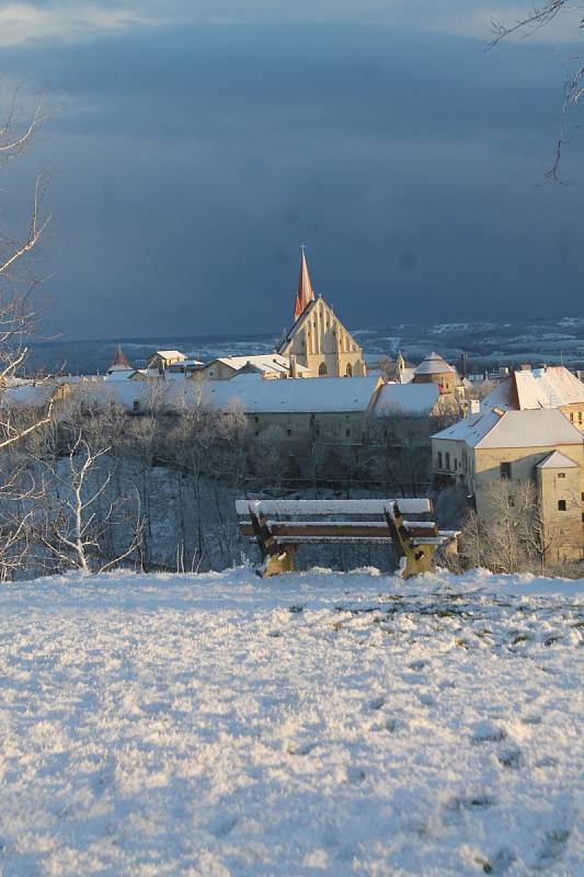 Znojmo a Podyjí v zimě. 