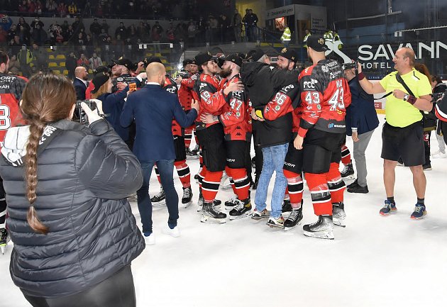Znojemští hokejisté porazili Letňany ve finále 2. ligy i počtvrté a slaví postup do Chance ligy.