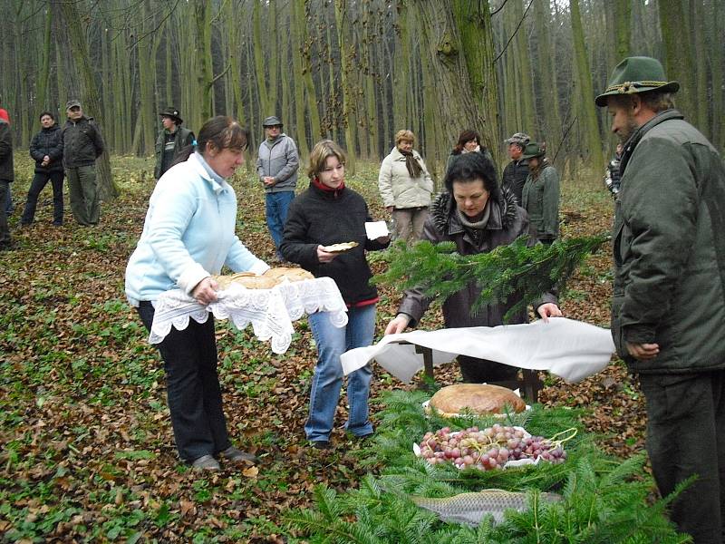 Druhá Svatohubertská mše u Vranova nad Dyjí.