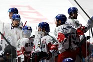 Hokejový tým České republiky sehrál ve středu přípravné utkání na znojemském zimním stadionu proti Rakousku.