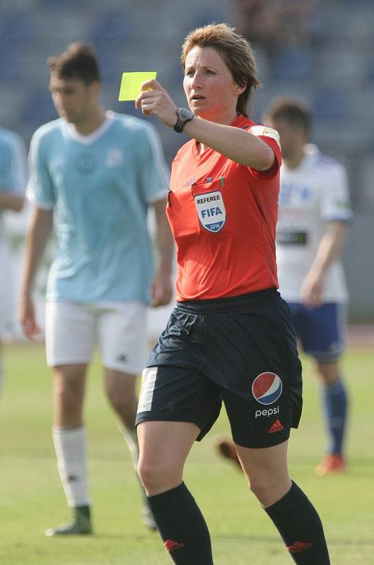 Fotbalisté 1. SC Znojmo zakončili sezonu FNL před svými fanoušky vysokou výhrou, když nastříleli sestupujícímu Vyšehradu osm branek. Ročník ukončili na třetím místě s tříbodovou ztrátou na postupující Hradec Králové a Karvinou.