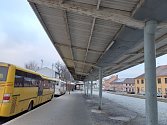 Staré autobusové nádraží ve Znojmě v ulici Milady Horákové.