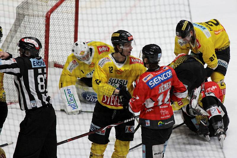 Druhý zápas čtvrfinále play-off sehráli znojemští Orli proti Vienna Capitals v pátek večer.