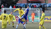 Znojemští fotbalisté porazili pražskou Spartu 2:1.