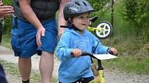 Čtvrtého ročníku Cyklistikiády se poslední květnovou sobotu zúčastnilo ve Vranovské vsi sedm desítek dětí. Foto: Z. Kasal