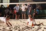 Maraton v beach volejbalu připravila přímětická základní škola společně s volejbalovým klubem.