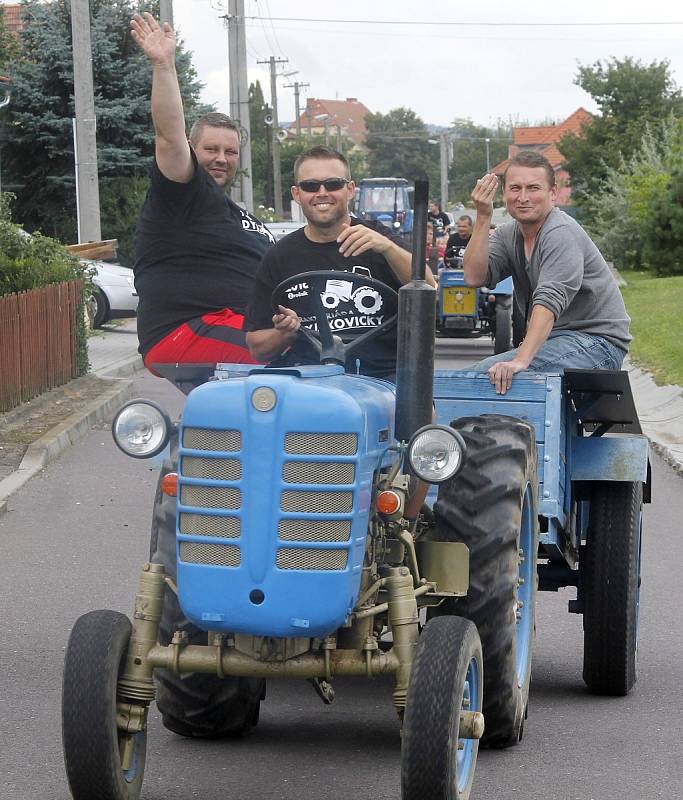 Druhý ročník Traktoriády pořádali nadšenci v Dyjákovičkách.