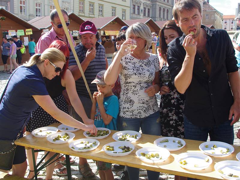 Centrum Znojma patřilo v závěru týdne desátým Slavnostem okurek.