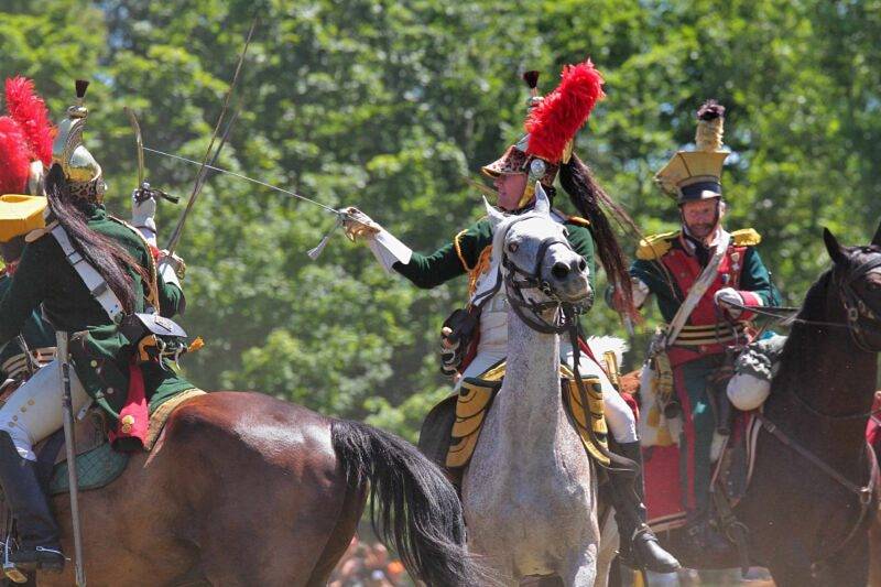 Bitva u Znojma a Suchohrdel jako v roce 1809 v podání spolku Acaballado.