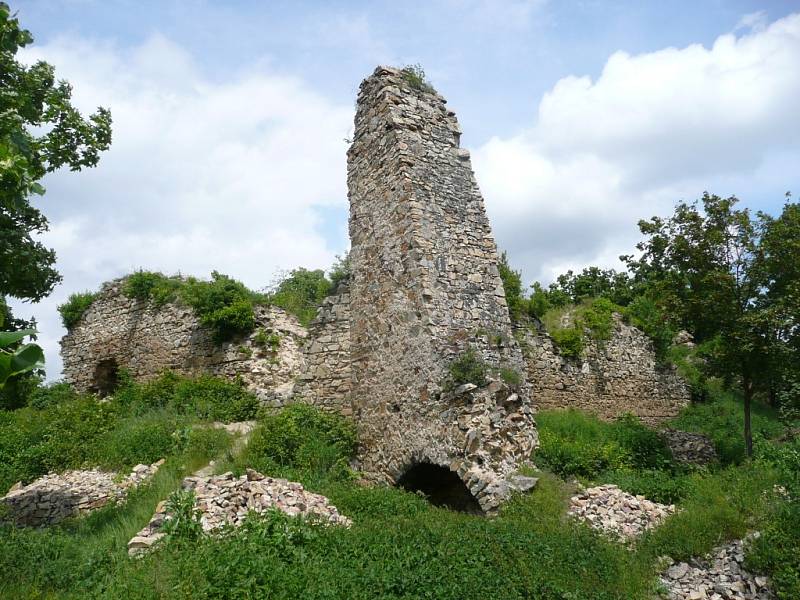 Zřícenina hradu Templštejn.