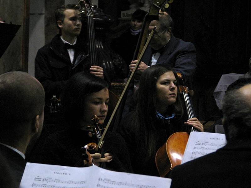 Vánoční koncert v kostele svatého Kříže ve Znojmě. 