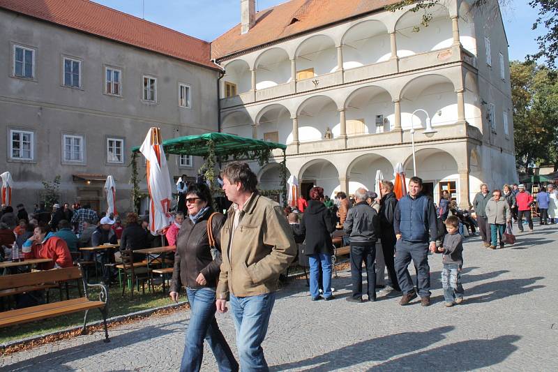 Přestože ostrý vítr cuchal co chvíli lidem vlasy, letošní Podzimní bohutické slavnosti si v sobotu nenechaly ujít zástupy návštěvníků. Až na vítr počasí slavnostem přálo.