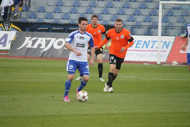 Fotbalisté Znojma prohráli s prvoligovým Libercem v odvetném zápasu poháru 1:2.