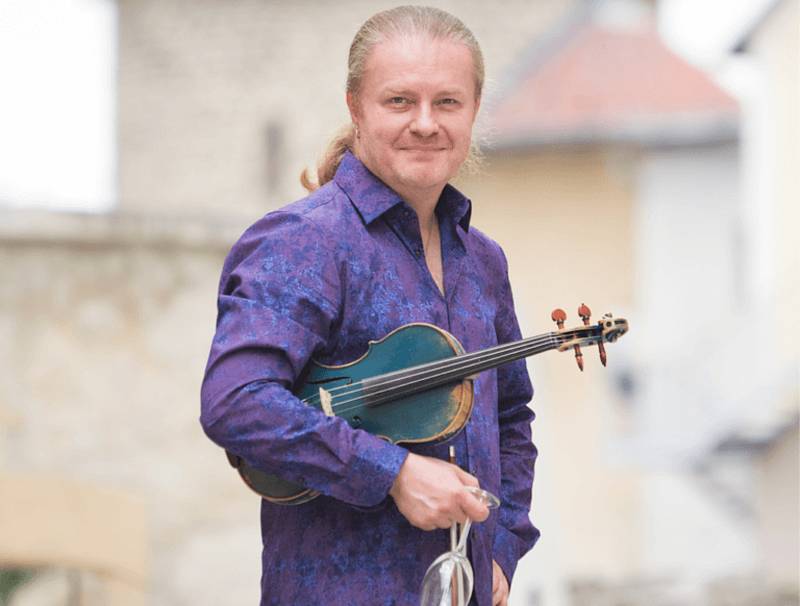 Hudební festival Znojmo. Patron festivalu Pavel Šporcl.