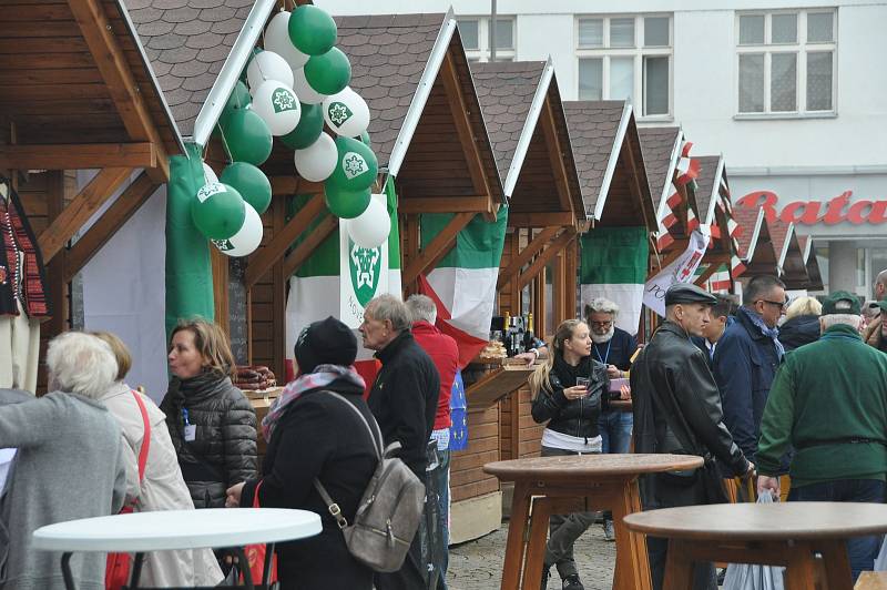 Dvoudenní přehlídku gastronomie spřátelených měst nabídlo v pátek a sobotu znojemské Horní náměstí. Součástí akce byl i kulturní program.