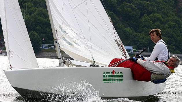 O víkendu proběhl na jezeře Vranovské přehrady další okruhový závod jachtařů nazvaný Moravia Cup.