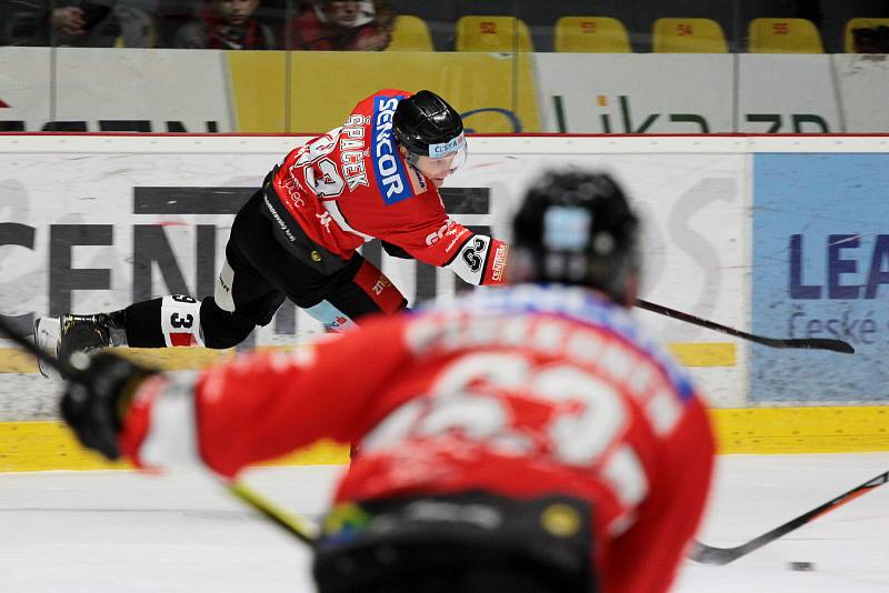 Znojemští hokejisté se v pátek utkali s rakouským Grazem v rámci 41. kola mezinárodní soutěže EBEL.