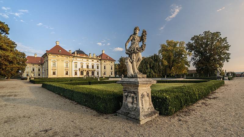 Zámecký park ve Slavkově u Brna.