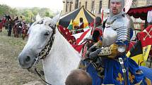 Rytířské souboje na Znojemském historickém vinobraní.