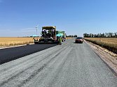 Rekonstrukce silnice I/53 u Znojma.