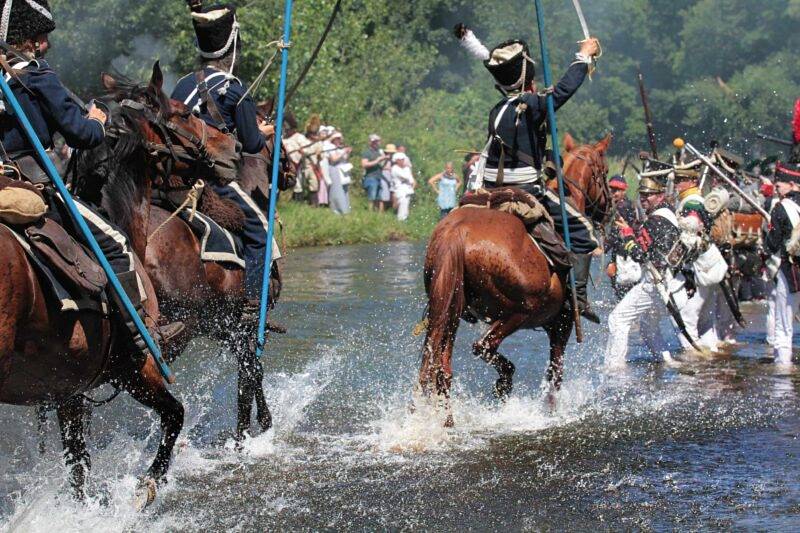 Bitva u Znojma a Suchohrdel jako v roce 1809 v podání spolku Acaballado.