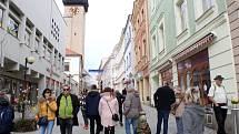 Znojmo, Obroková ulice, 31.3. 2018, 11.36 hodin.