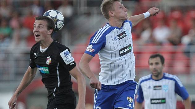 Plzeň (v černém) porazila Znojmo 1:0 a odváží si tři body. 