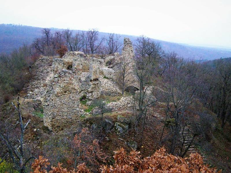 Podzimní procházka hradem Templštejn.