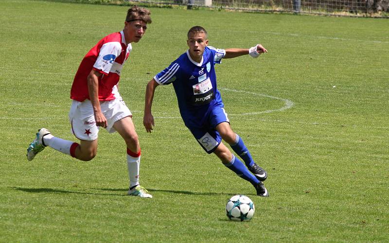 V Moravskoslezské lize staršího dorostu remizovalo 1.SC Znojmo FK - SK Hanácká Slavia Kroměříž 0:0 a sestoupilo do nižší soutěže.
