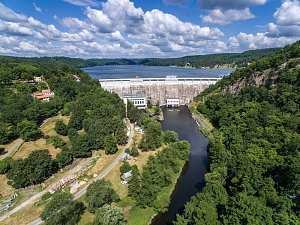 Vranovská přehrada nadlepšila v červenci průtok v Dyji o 5,3 milionu m³ vody.