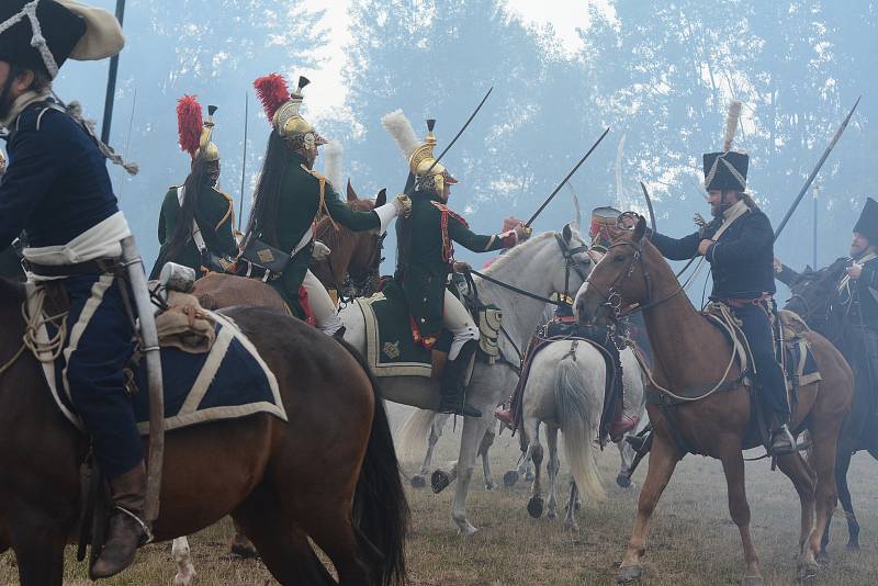 V sobotu svedli vojáci rekonstrukci bitvy u Znojma, jež byla součástí napoleonských válek. Součástí byl i doprovodný program.