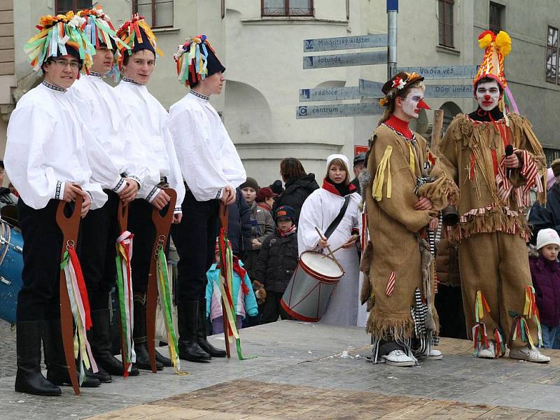 Studenti pedagogické školy oslavili ve Znojmě masopust